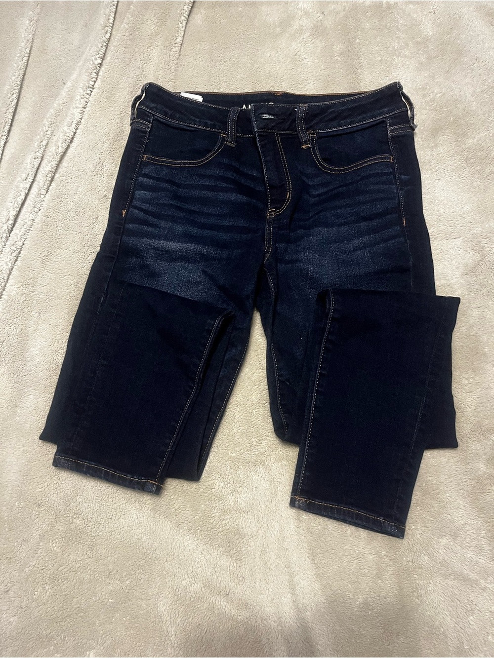 American Eagle Outfitters Dark Blue Skinny Jeans